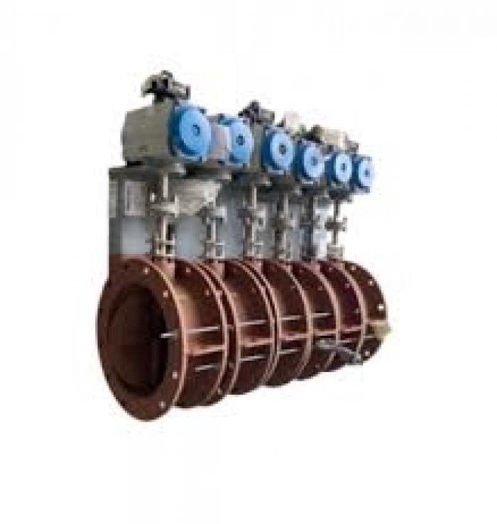 Exhaust Valve DN400 Pneumatic Actuator  product photo